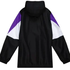 Apparel Mitchell & Ness Jackets & Outerwear-Throw It Back Full Zip Windbreaker Toronto Raptors