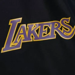Apparel Mitchell & Ness Jackets & Outerwear-Throw It Back Full Zip Windbreaker Los Angeles Lakers