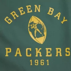 Apparel Mitchell & Ness Jackets & Outerwear-Throw It Back Full Zip Windbreaker Green Bay Packers
