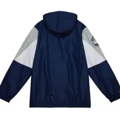 Apparel Mitchell & Ness Jackets & Outerwear-Throw It Back Full Zip Windbreaker Georgetown University