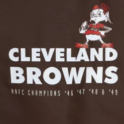 Apparel Mitchell & Ness Jackets & Outerwear-Throw It Back Full Zip Windbreaker Cleveland Browns