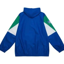 Apparel Mitchell & Ness Jackets & Outerwear-Throw It Back Full Zip Windbreaker Seattle Seahawks