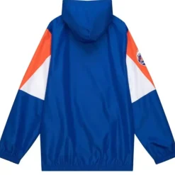 Apparel Mitchell & Ness Jackets & Outerwear-Throw It Back Full Zip Windbreaker New York Mets