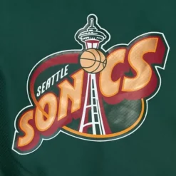 Apparel Mitchell & Ness Jackets & Outerwear-Throw It Back Full Zip Windbreaker Seattle Supersonics