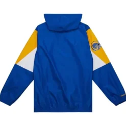 Apparel Mitchell & Ness Jackets & Outerwear-Throw It Back Full Zip Windbreaker Los Angeles Rams