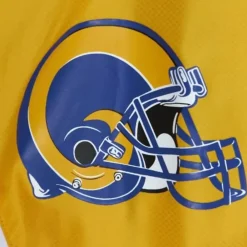 Apparel Mitchell & Ness Jackets & Outerwear-Throw It Back Full Zip Windbreaker Los Angeles Rams