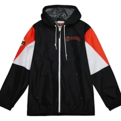 Apparel Mitchell & Ness Jackets & Outerwear-Throw It Back Full Zip Windbreaker San Francisco Giants
