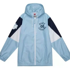 Apparel Mitchell & Ness Jackets & Outerwear-Throw It Back Full Zip Windbreaker University Of North Carolina