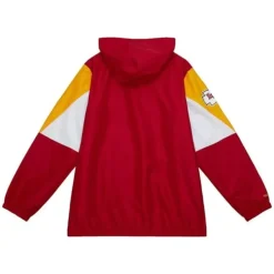 Apparel Mitchell & Ness Jackets & Outerwear-Throw It Back Full Zip Windbreaker Kansas City Chiefs