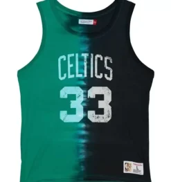 Apparel Mitchell & Ness T-Shirts & Tops-Tie Dye Cotton N&N Tank Boston Celtics Larry Bird