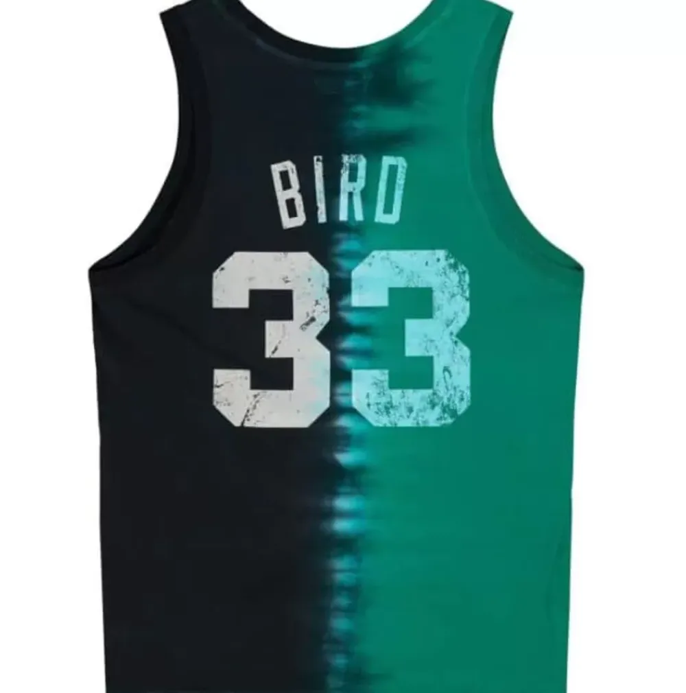 Apparel Mitchell & Ness T-Shirts & Tops-Tie Dye Cotton N&N Tank Boston Celtics Larry Bird