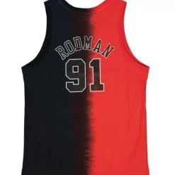 Apparel Mitchell & Ness T-Shirts & Tops-Tie Dye Cotton N&N Tank Chicago Bulls Dennis Rodman