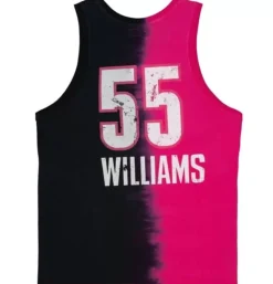 Apparel Mitchell & Ness T-Shirts & Tops-Tie Dye Cotton N&N Tank Miami Heat Jason Williams