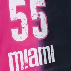 Apparel Mitchell & Ness T-Shirts & Tops-Tie Dye Cotton N&N Tank Miami Heat Jason Williams