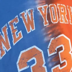 Apparel Mitchell & Ness T-Shirts & Tops-Tie Dye Cotton N&N Tank New York Knicks Patrick Ewing