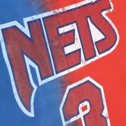 Apparel Mitchell & Ness T-Shirts & Tops-Tie Dye Cotton N&N Tank New Jersey Nets Drazen Petrovic