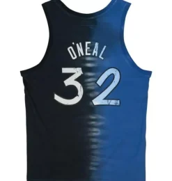 Apparel Mitchell & Ness T-Shirts & Tops-Tie Dye Cotton N&N Tank Orlando Magic Shaquille O'Neal