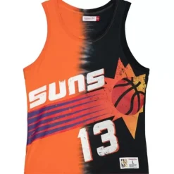 Apparel Mitchell & Ness T-Shirts & Tops-Tie Dye Cotton N&N Tank Phoenix Suns Steve Nash