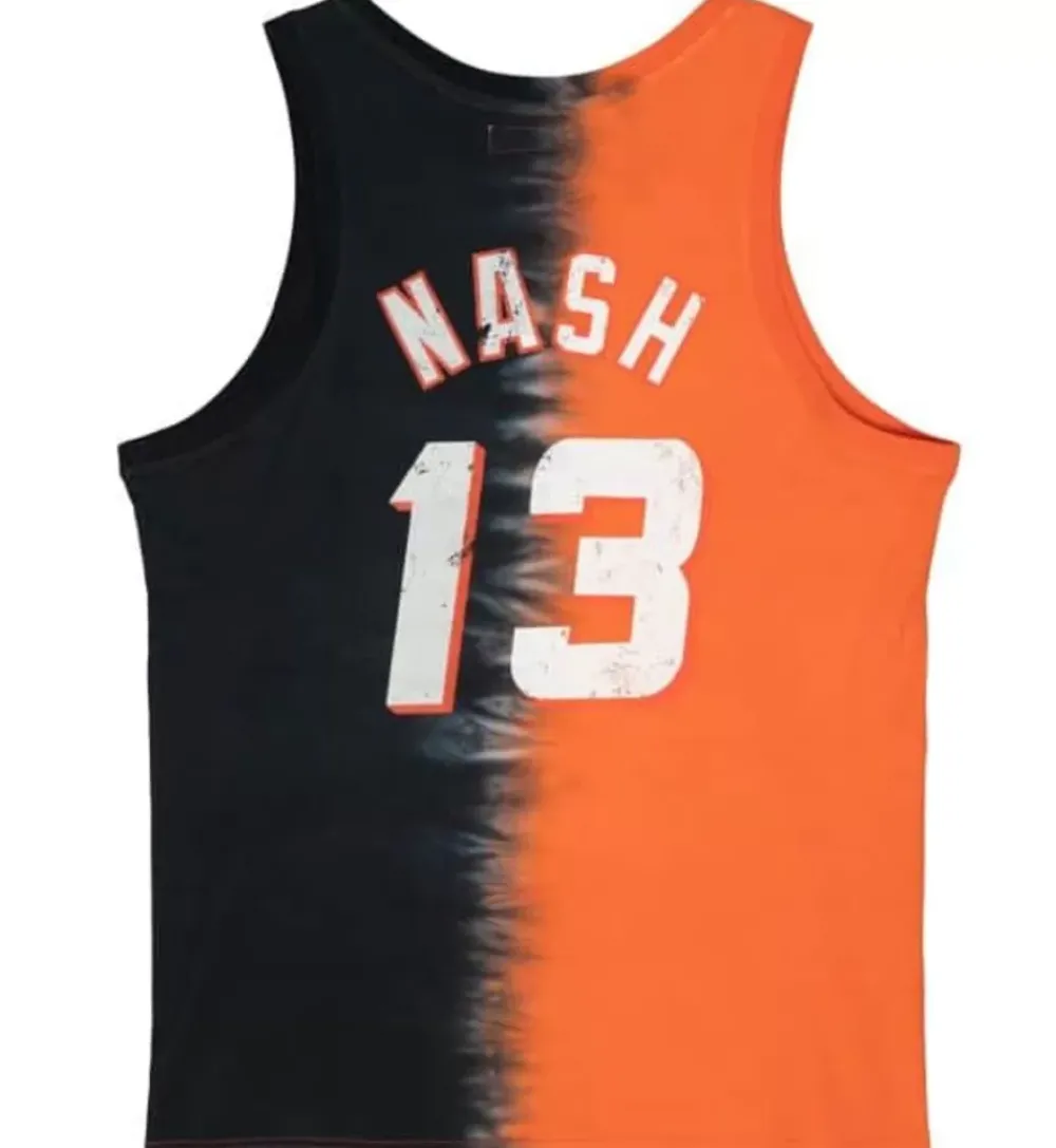 Apparel Mitchell & Ness T-Shirts & Tops-Tie Dye Cotton N&N Tank Phoenix Suns Steve Nash