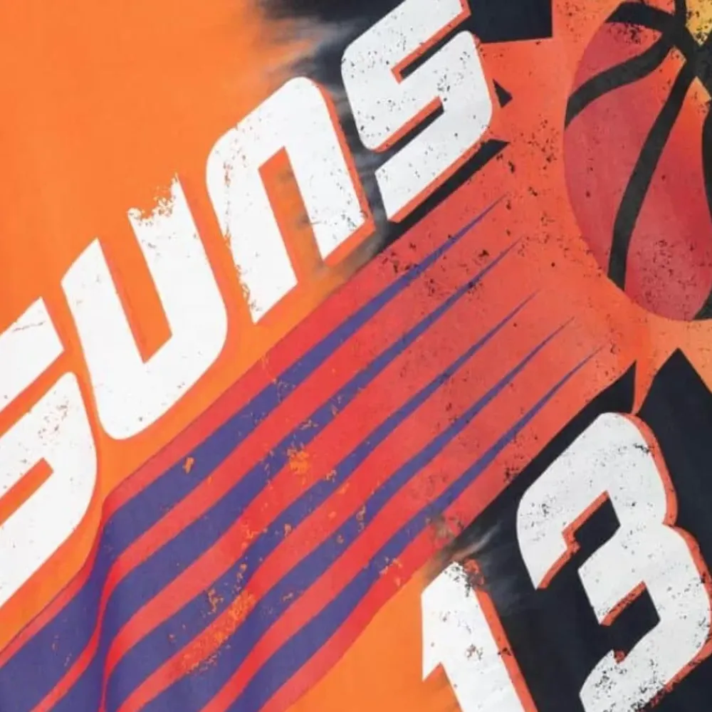 Apparel Mitchell & Ness T-Shirts & Tops-Tie Dye Cotton N&N Tank Phoenix Suns Steve Nash