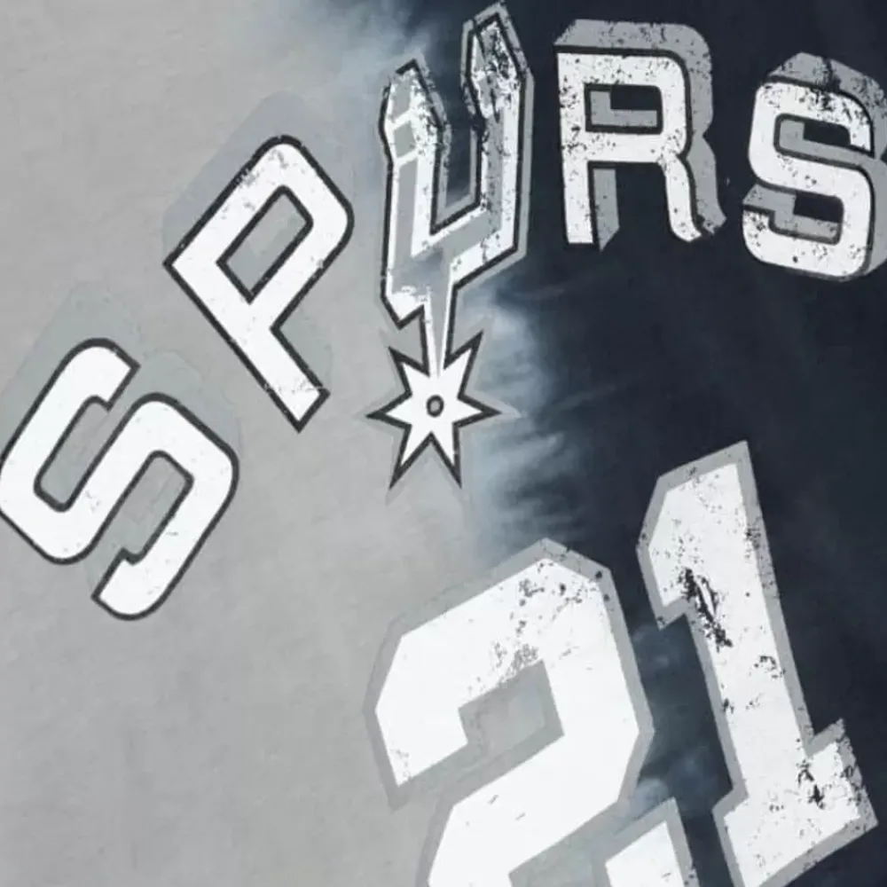Apparel Mitchell & Ness T-Shirts & Tops-Tie Dye Cotton N&N Tank San Antonio Spurs Tim Duncan
