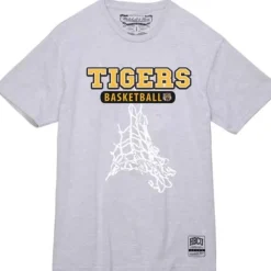 Apparel Mitchell & Ness T-Shirts & Tops-Tigers Basketball Tee Grambling State University