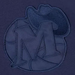 Apparel Mitchell & Ness Hoodies & Sweatshirts-Tonal Logo Heavyweight Fleece Dallas Mavericks