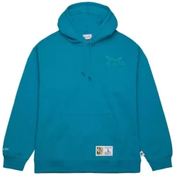 Apparel Mitchell & Ness Hoodies & Sweatshirts-Tonal Logo Heavyweight Fleece Charlotte Hornets