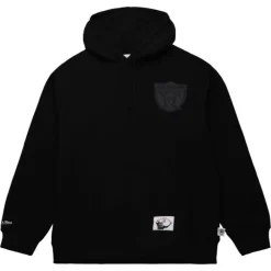 Apparel Mitchell & Ness Hoodies & Sweatshirts-Tonal Logo Heavyweight Fleece Oakland Raiders
