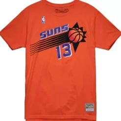 Apparel Mitchell & Ness T-Shirts & Tops-Traditional Name & Number Tee Phoenix Suns 1997-98 Steve Nash
