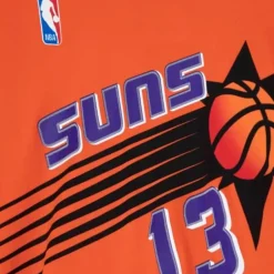 Apparel Mitchell & Ness T-Shirts & Tops-Traditional Name & Number Tee Phoenix Suns 1997-98 Steve Nash