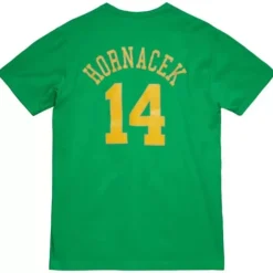Apparel Mitchell & Ness T-Shirts & Tops-Traditional Name & Number Tee Utah Jazz 2000-01 Jeff Hornacek