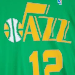 Apparel Mitchell & Ness T-Shirts & Tops-Traditional Name & Number Tee Utah Jazz 1993-94 John Stockton