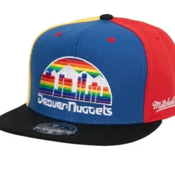 Headwear Mitchell & Ness -Tri Cycle Fitted Hat Denver Nuggets