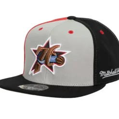 Headwear Mitchell & Ness -Tri Cycle Fitted Hat Philadelphia 76Ers