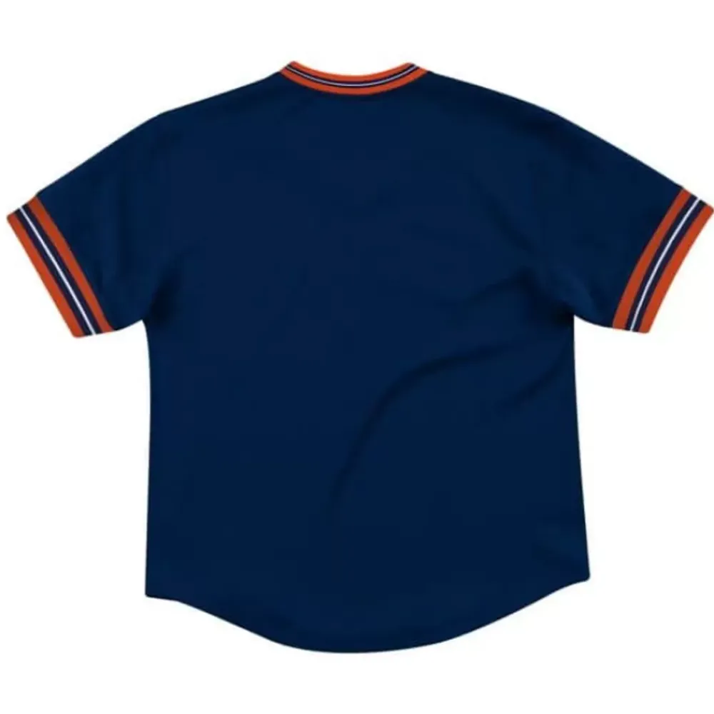 Apparel Mitchell & Ness T-Shirts & Tops-Unbeaten Mesh V-Neck Chicago Bears