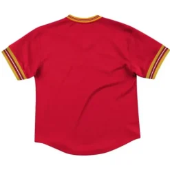 Apparel Mitchell & Ness T-Shirts & Tops-Unbeaten Mesh V-Neck Kansas City Chiefs