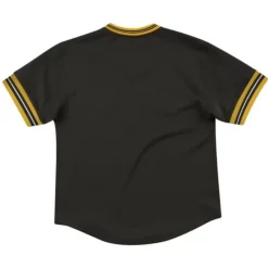 Apparel Mitchell & Ness T-Shirts & Tops-Unbeaten Mesh V-Neck Pittsburgh Steelers