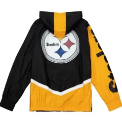 Apparel Mitchell & Ness Jackets & Outerwear-Undeniable Full Zip Windbreaker Pittsburgh Steelers