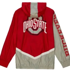 Apparel Mitchell & Ness Jackets & Outerwear-Undeniable Full Zip Windbreaker Ohio State