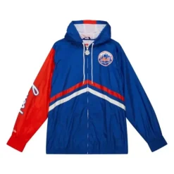 Apparel Mitchell & Ness Jackets & Outerwear-Undeniable Full Zip Windbreaker New York Mets