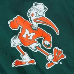 Apparel Mitchell & Ness Jackets & Outerwear-Undeniable Full Zip Windbreaker University Of Miami
