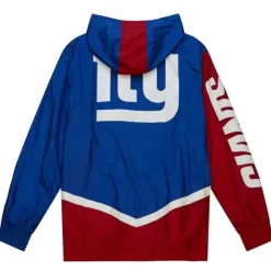Apparel Mitchell & Ness Jackets & Outerwear-Undeniable Full Zip Windbreaker New York Giants
