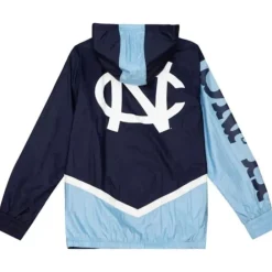 Apparel Mitchell & Ness Jackets & Outerwear-Undeniable Full Zip Windbreaker University Of North Carolina