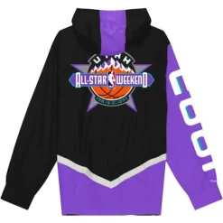 Apparel Mitchell & Ness Jackets & Outerwear-Undeniable Full Zip Windbreaker Utah Jazz 1993