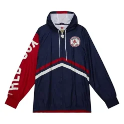 Apparel Mitchell & Ness Jackets & Outerwear-Undeniable Full Zip Windbreaker Boston Red Sox