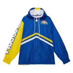 Apparel Mitchell & Ness Jackets & Outerwear-Undeniable Full Zip Windbreaker Denver Nuggets