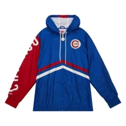 Apparel Mitchell & Ness Jackets & Outerwear-Undeniable Full Zip Windbreaker Chicago Cubs
