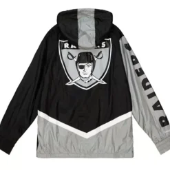 Apparel Mitchell & Ness Jackets & Outerwear-Undeniable Full Zip Windbreaker Oakland Raiders