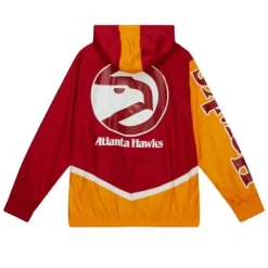 Apparel Mitchell & Ness Jackets & Outerwear-Undeniable Full Zip Windbreaker Atlanta Hawks